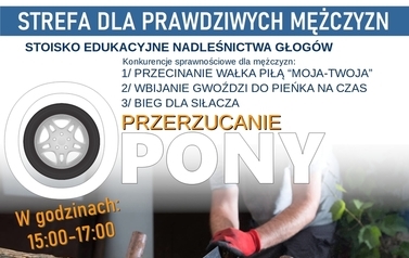 plakat- strefa dla prawdziwych mężczyzn