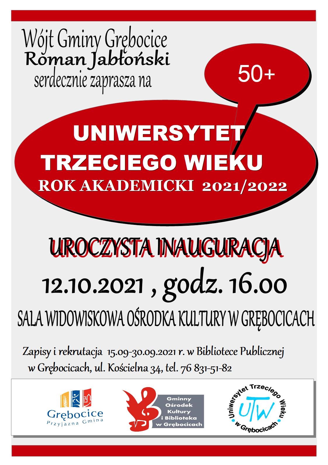 utw zapisy plakat