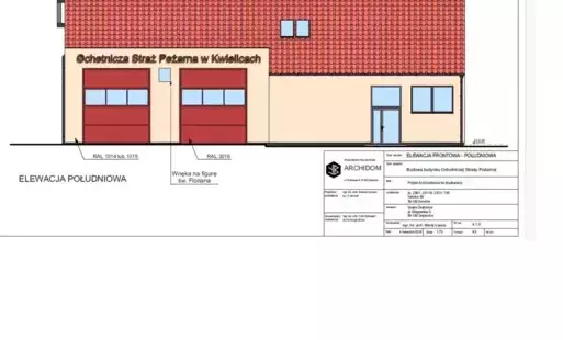 Zdjęcie do Ruszył przetarg na budowę remizy OSP Kwielice 