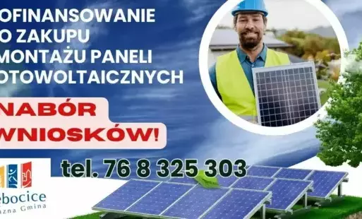 Zdjęcie do Trwa nab&oacute;r wniosk&oacute;w! Dofinansowanie do zakupu i montażu paneli fotowoltaicznych