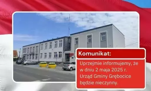 Zdjęcie do  Uprzejmie informujemy, że w dniu 2 maja 2025 r.