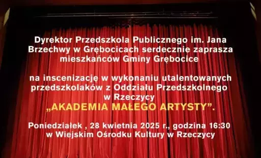 Zdjęcie do &bdquo;AKADEMIA MAŁEGO ARTYSTY&rdquo; 28 kwietnia w Rzeczycy