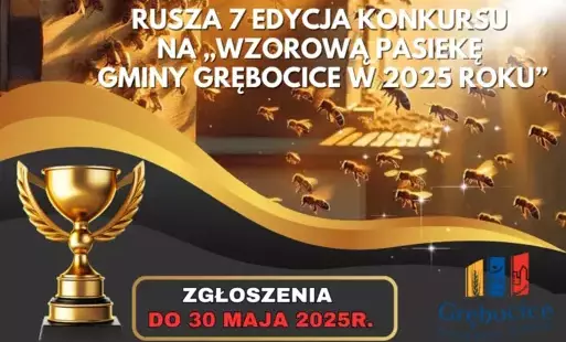 Zdjęcie do 7 edycja konkursu  na &bdquo;Wzorową pasiekę Gminy Grębocice  w 2025 roku&rdquo;