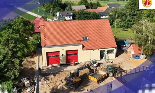 Zdjęcie do Budowa OSP Kwielice wkracza w decydujący etap