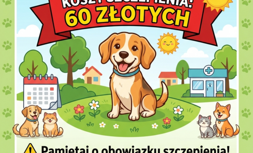 Zdjęcie do HARMONOGRAM SZCZEPIEŃ PRZECIWKO WŚCIEKLIŹNIE NA TERENIE GMINY GRĘBOCICE 