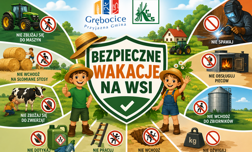 Zdjęcie do  &nbsp;Bezpieczne wakacje na wsi