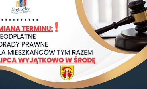 Zdjęcie do  Zmiana terminu dyżuru porad prawnych 