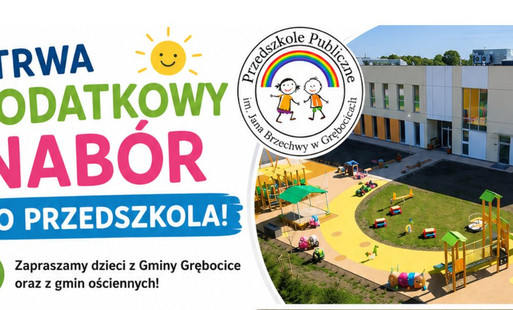Zdjęcie do Trwa dodatkowy nab&oacute;r do Przedszkola Publicznego w Grębocicach