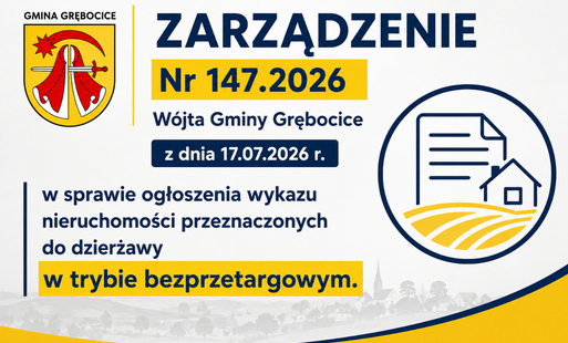 Zdjęcie do Zarządzenie Nr 147.2026 W&oacute;jta Gminy Grębocic