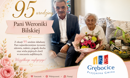 Zdjęcie do 95 lat pełnych pasji i rodzinnego ciepła. Piękny jubileusz Pani Weroniki Bilskiej!