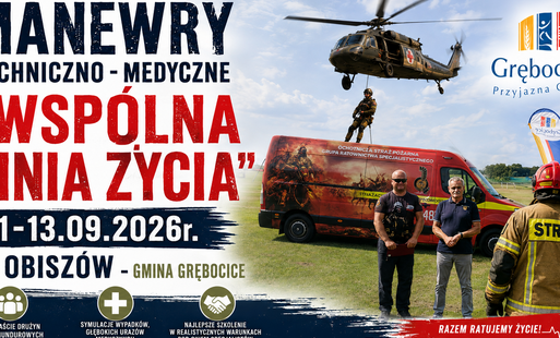 Zdjęcie do 11&ndash;13 września 2026 r. w Obiszowie odbędą się Manewry Techniczno-Medyczne &bdquo;Wsp&oacute;lna Linia Życia&rdquo; 