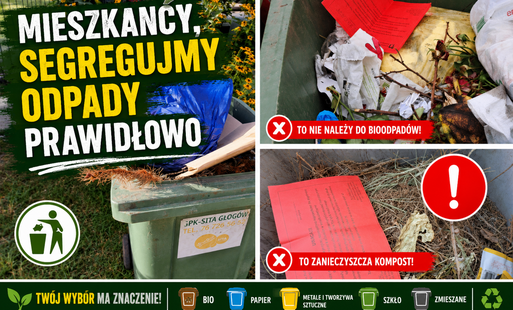 Zdjęcie do Mieszkańcy , segregujmy odpady prawidłowo!