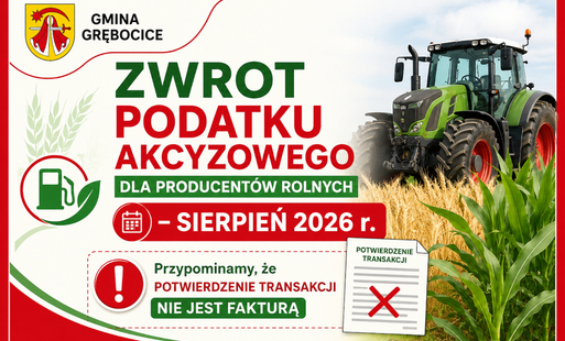 Zdjęcie do Zwrot podatku akcyzowego dla producent&oacute;w rolnych &ndash; Sierpień 2026 r.