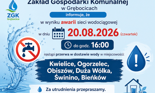 Zdjęcie do Awaria sieci wodociągowej 