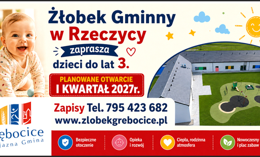 Zdjęcie do  Żłobek Gminny w Grębocicach otwiera filię w Rzeczycy w 2027r.