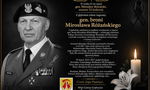 Zdjęcie do Zmarł gen. broni Mirosław R&oacute;żański &ndash; Honorowy Obywatel Gminy Grębocice