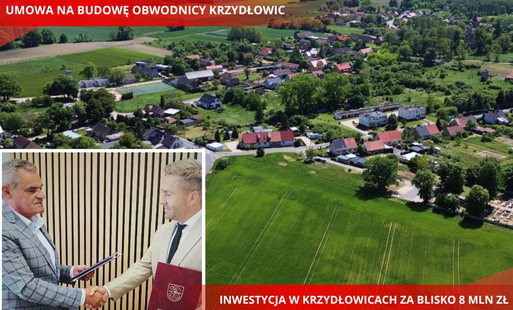 Zdjęcie do Podpisano umowę na budowę obwodnicy Krzydłowic