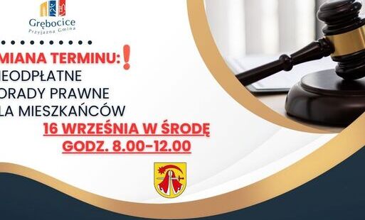 Zdjęcie do Zmiana terminu porad prawnych 
