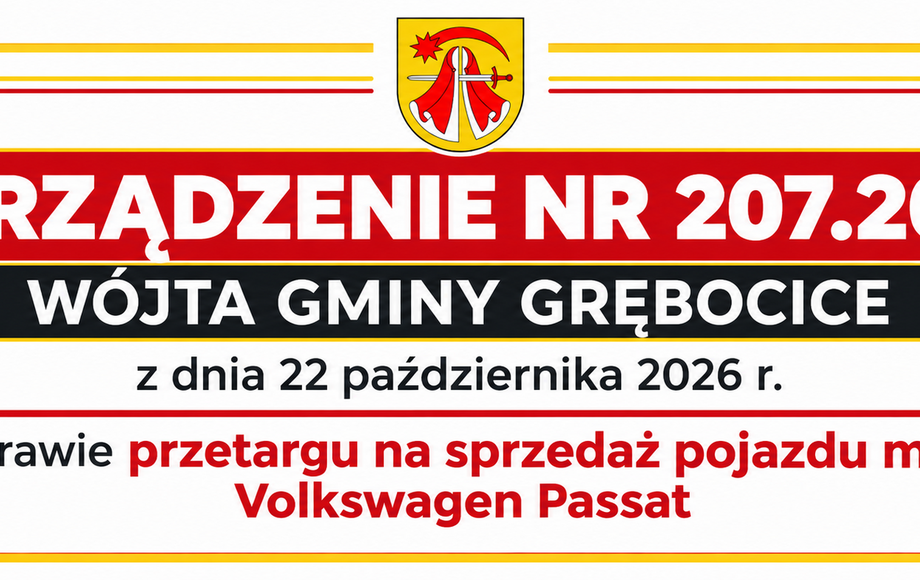 Zarządzenie nr 207.2026 Wójta Gminy Grębocice