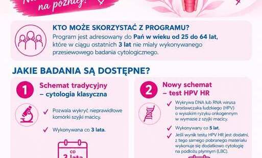 Zdjęcie do Profilaktyka raka szyjki macicy.Drogie Panie, nie czekajcie na objawy!
