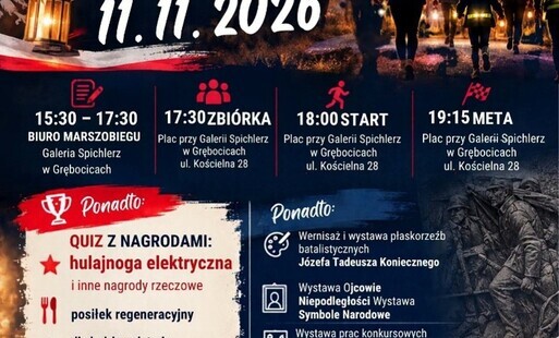 Zdjęcie do Zapraszenie na Nocny Marszobieg Pokoleń &bdquo;Światło dla Niepodległej&rdquo;