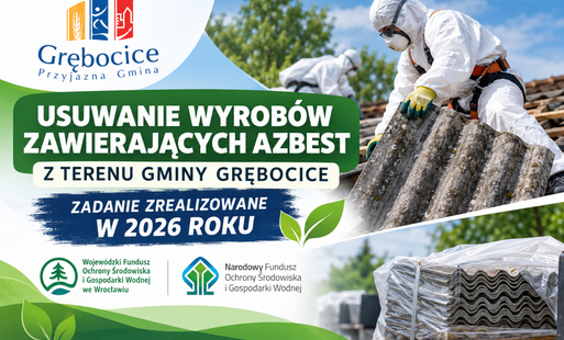 Zdjęcie do Grębocice bez azbestu! Kolejny ważny krok w trosce o zdrowie mieszkańc&oacute;w i środowisko