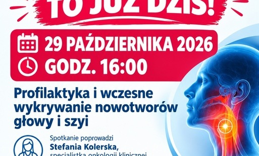 Zdjęcie do To już dzisiaj! Zapraszamy na pierwsze spotkanie ze specjalistą