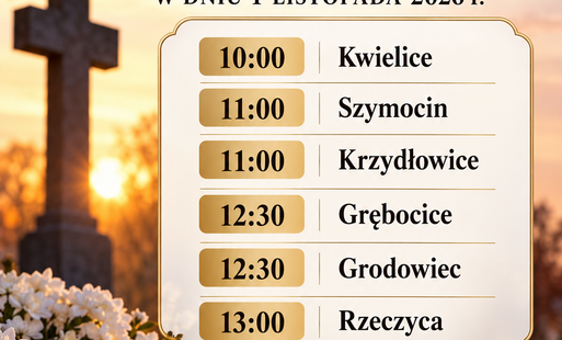 Zdjęcie do MSZE ŚWIĘTE NA CMENTARZACH &ndash; 1 LISTOPADA 2026