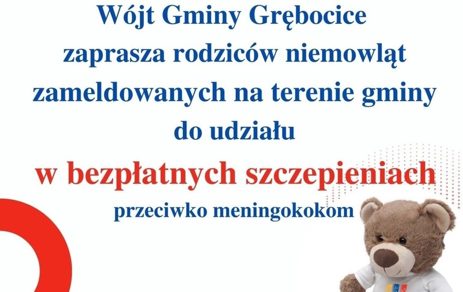 Bezpłatne Szczepienia Przeciwko Meningokokom - Gmina Grębocice